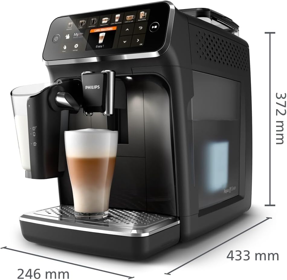 Series 5500 Latte Go EP5541/50  Kaffeevollautomat - mit Milchaufschäumer 15 bar 1,8 l 275 g (Schwarz)