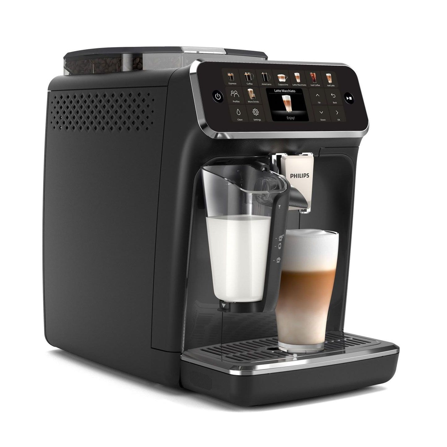 Series 5500 Latte Go EP5541/50  Kaffeevollautomat - mit Milchaufschäumer 15 bar 1,8 l 275 g (Schwarz)